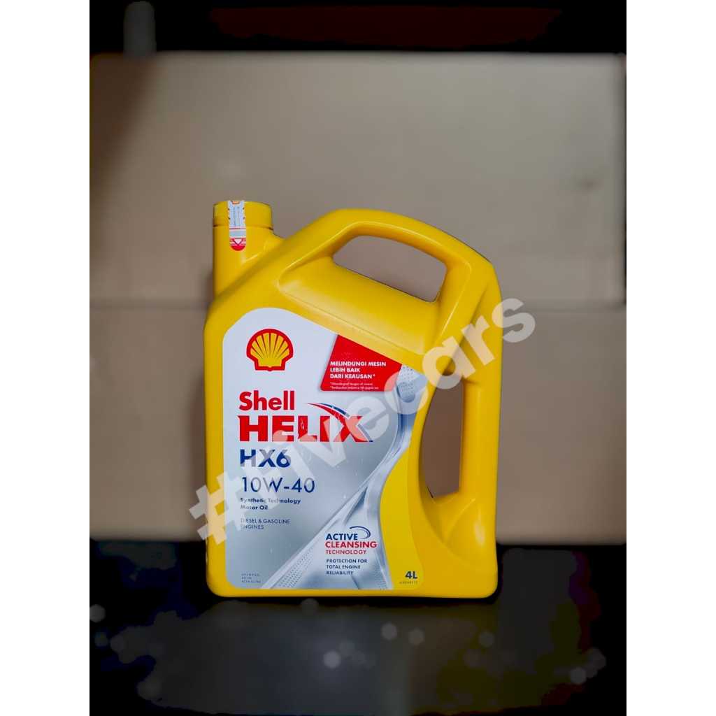 Shell Helix HX6 10W-40 (4L) Oli Mesin Mobil