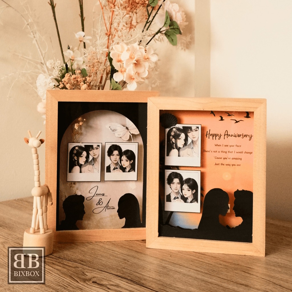 Kado Anniversary / Hadiah Anniversary / Frame 3d / Pop up frame