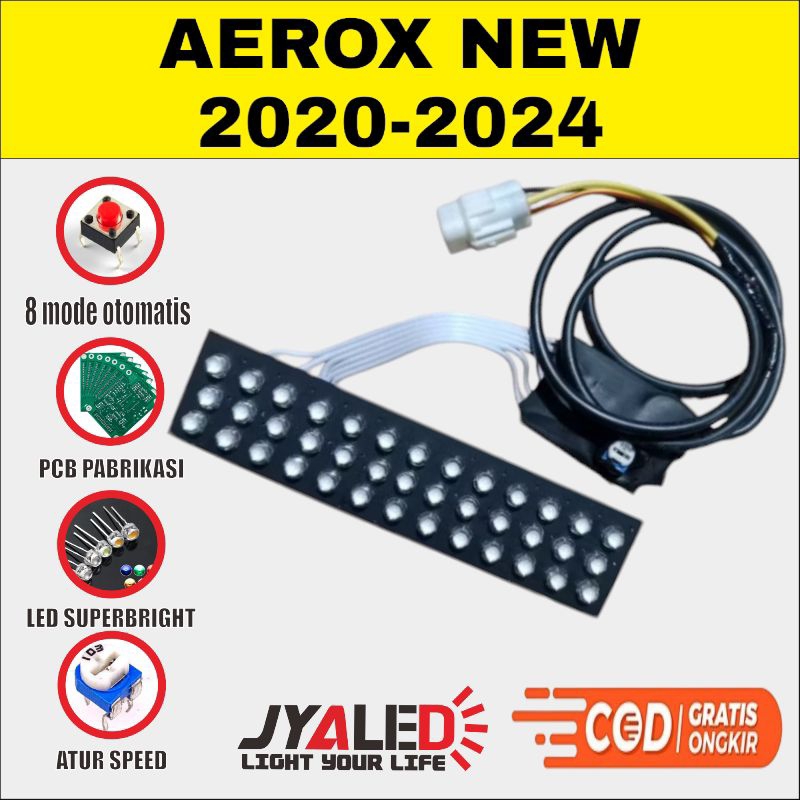 stoplamp running aerox new connected led running stop