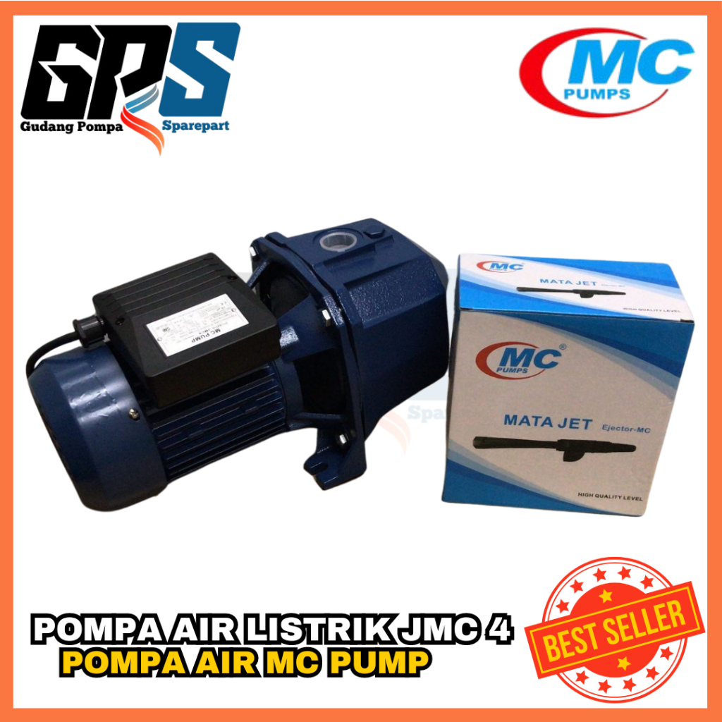 [POMPA AIR] POMPA SUMUR DALAM NASIONAL MC PUMPS JMC-4 370A