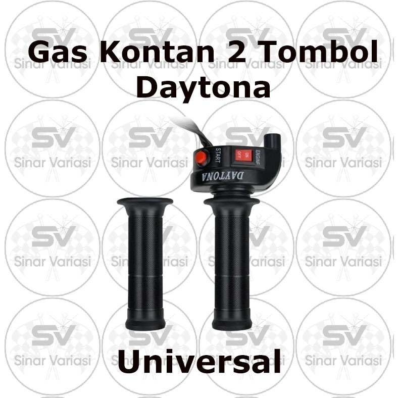 Gas Spontan / Gas Kontan 2 Tombol Besi DAYTONA Universal ORIGINAL 100%