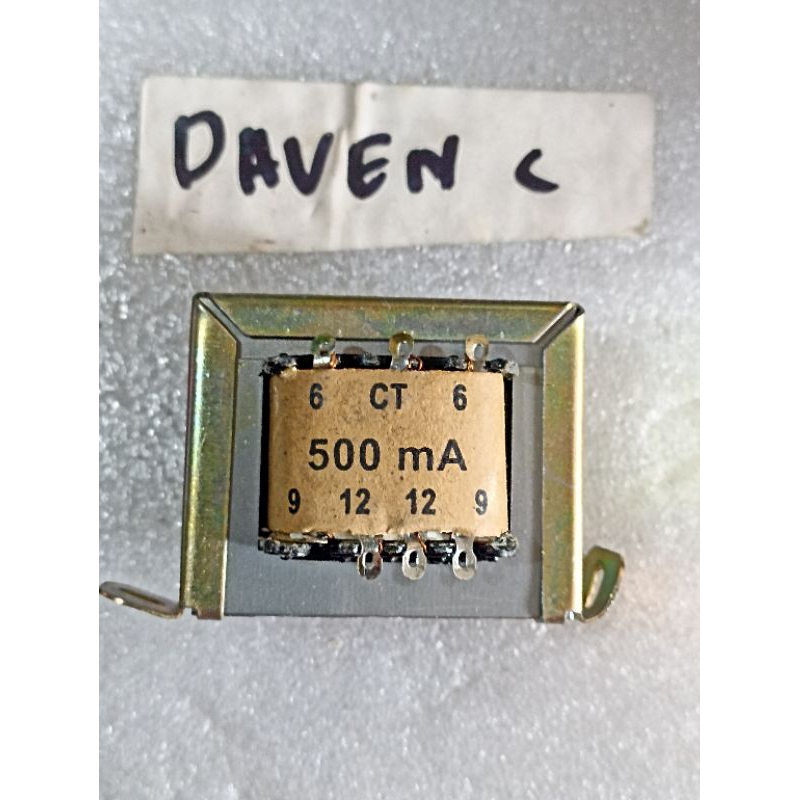 TRAVO 500MA CT SUPER POWER 500 MA TRAFO 500 MA