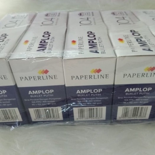 

Amplop Putih Polos PAPERLINE 104 (5 pak)