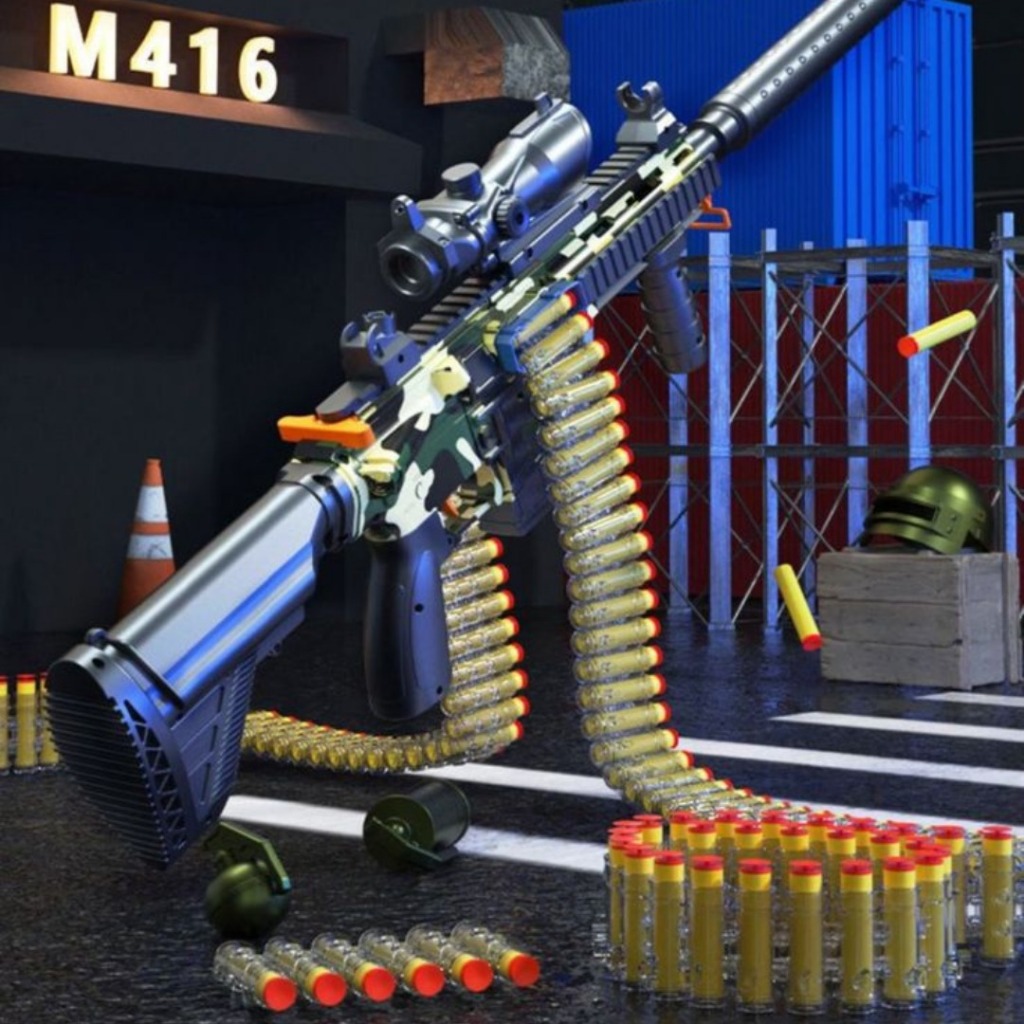 KIDS FRIENDLY [MS] Mainan Sniper Pistol Tembak Dengan Peluru / Senjata Senapan Mainan Peluru Busa