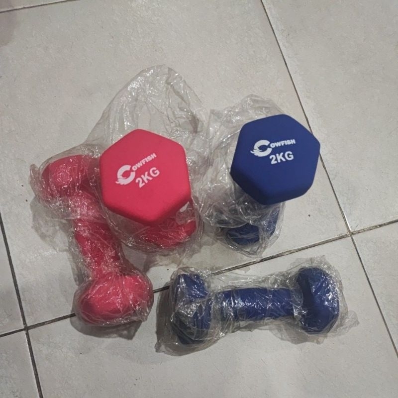 Barbel Speeds Neoprene LX 012-3 2KG/ Dumbell Vinyl Speeds 2kg LX 012-3 barbel 2kg cowfish