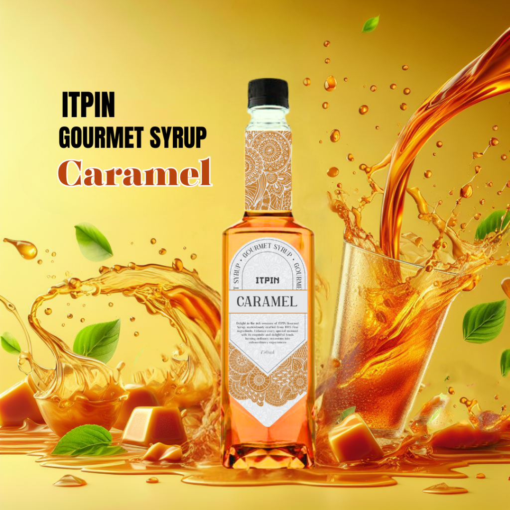 

Itpin Gourmet Syrup Caramel 750ml Itpin sirup kemasan 750 ml rasa Karamel