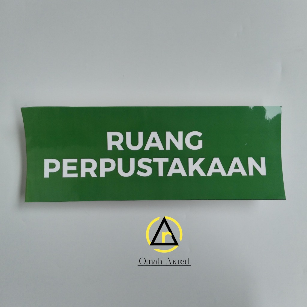 

Stiker Ruang Perpustakan - Library - Sekolah