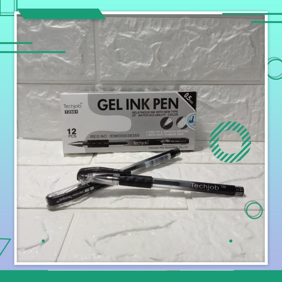 

PULPEN GEL INK TECHJOB TZ501 - PAK