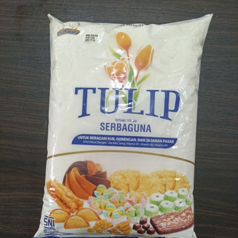 

tulip tepung terigu serbaguna kemasan 1kg