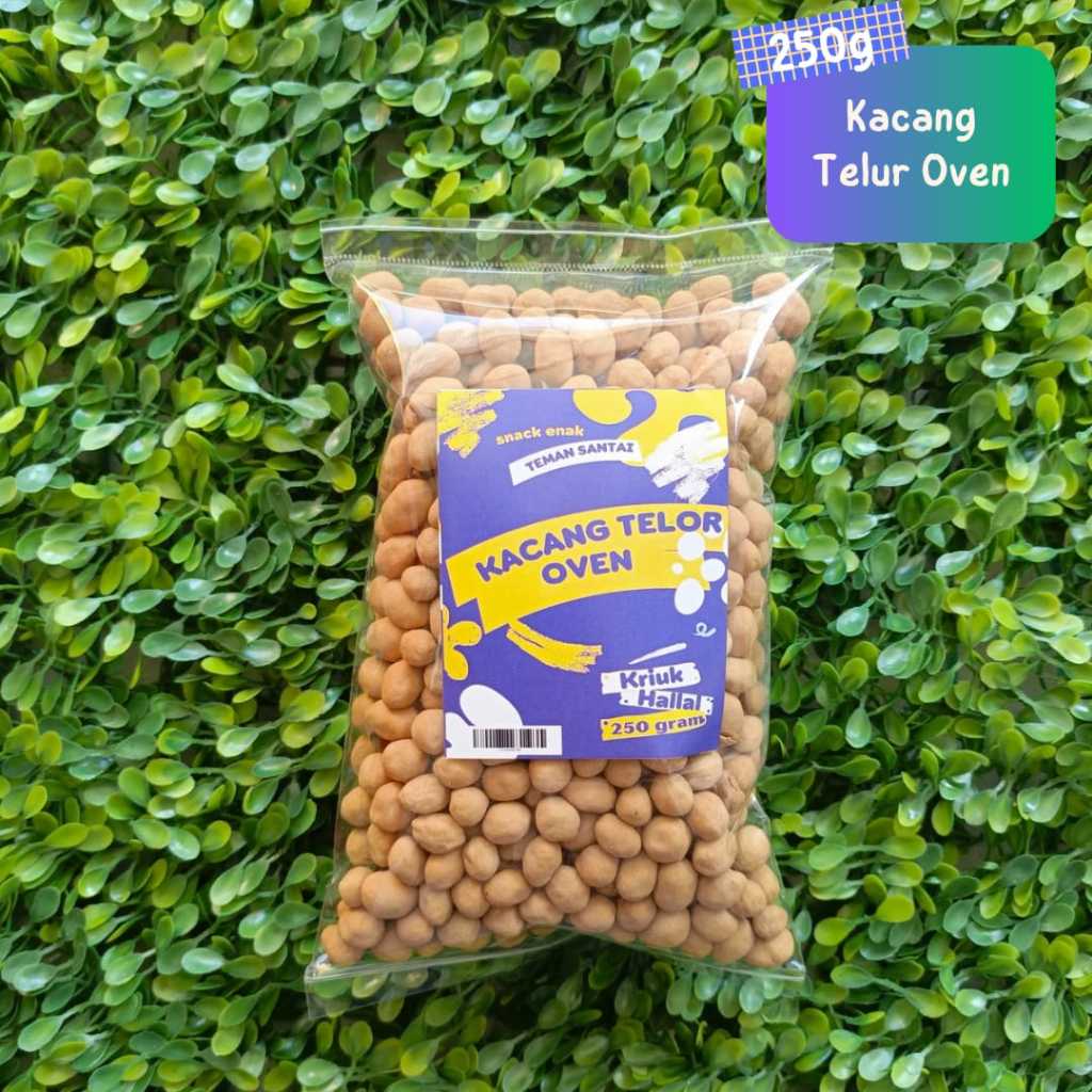 

Kacang Telur Oven isi 250 gr - Jajan Kiloan/Oleh-Oleh Khas Semarang