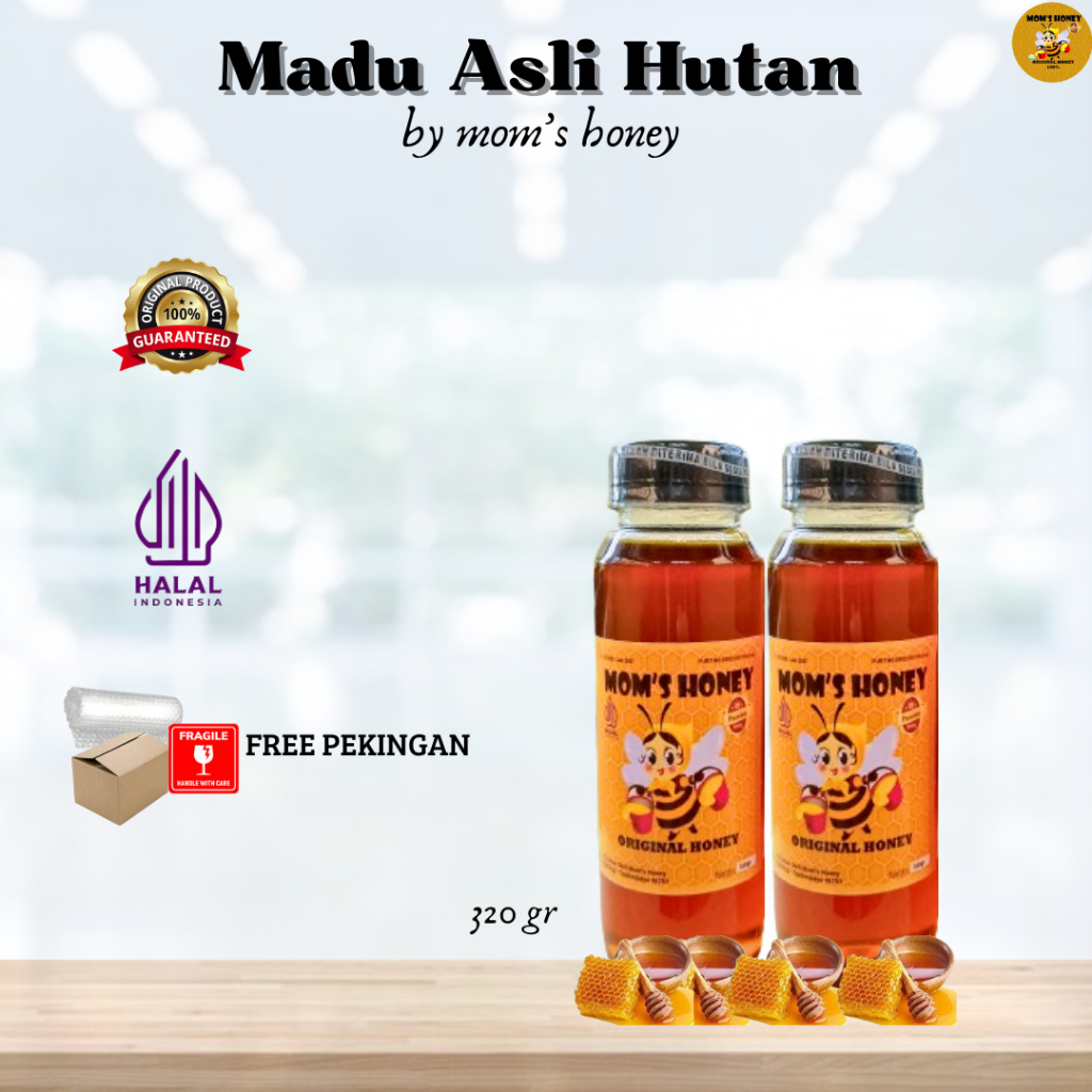 

Mom's Honey Madu Asli Hutan 320 gram kaya akan manfaat