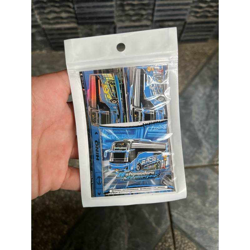 STIKER BUS MSM RATU PANDORA HOLOGRAM ASLI
