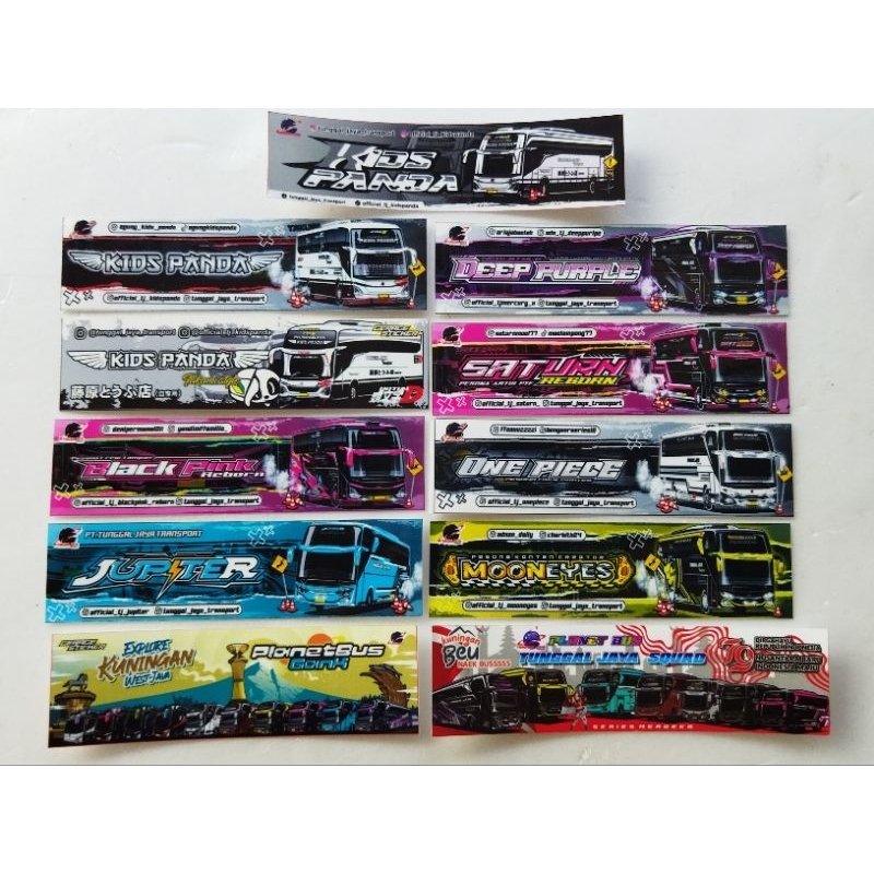 

stiker Tj terbaru anti air 1 biji