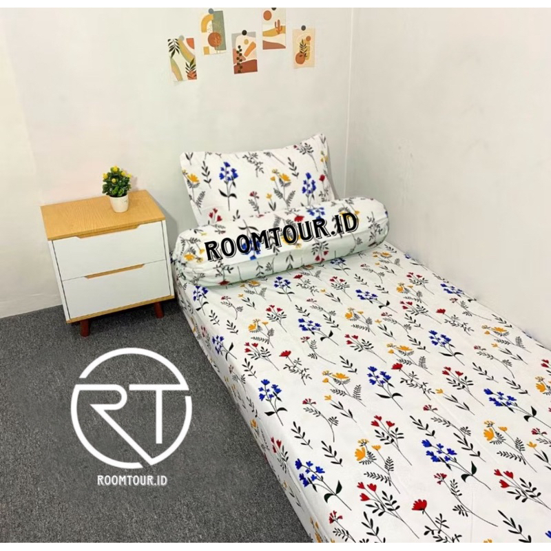 SPREI SET FLORA/ SPRE MOTIF FLORA / SPRE SET BUNGA FLORA /SPREI MOTIF BUNGA DAN DAUN