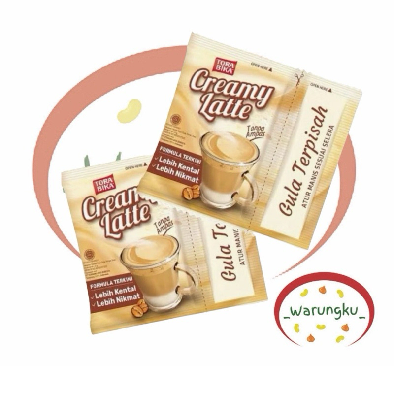 

[RENCENG] Kopi Torabika Creamy Latte 10pcs Gula Terpisah Kopi Seduh