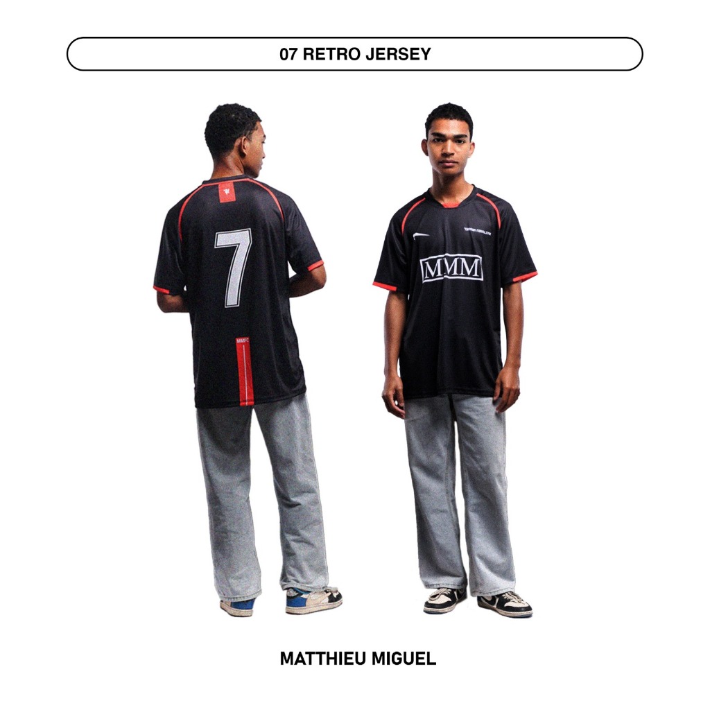 MATTHIEU MIGUEL - 07 RETRO JERSEY - BLACK