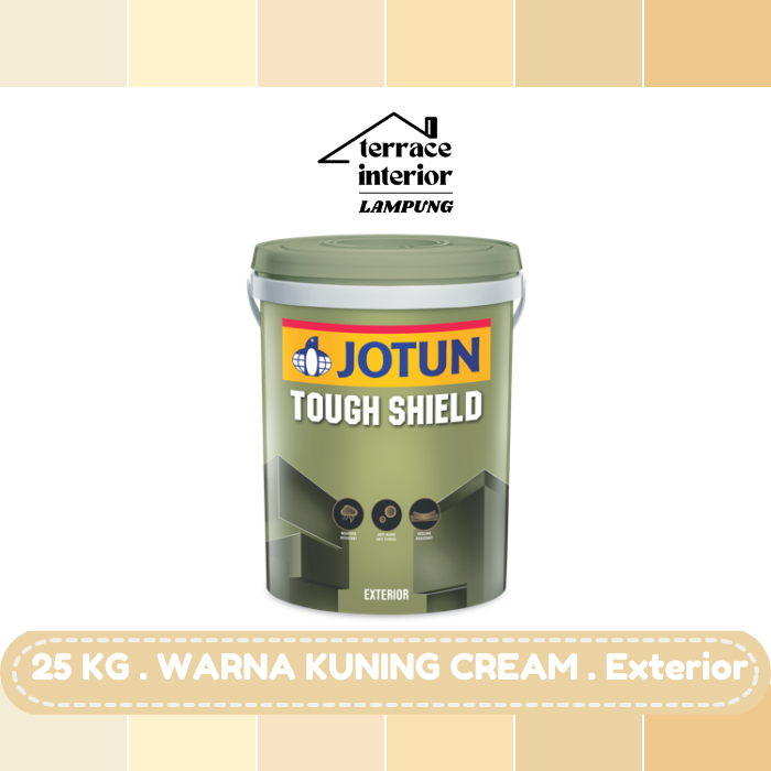 Cat Tembok Tough Shield Jotun warna Kuning Cream 25 kg