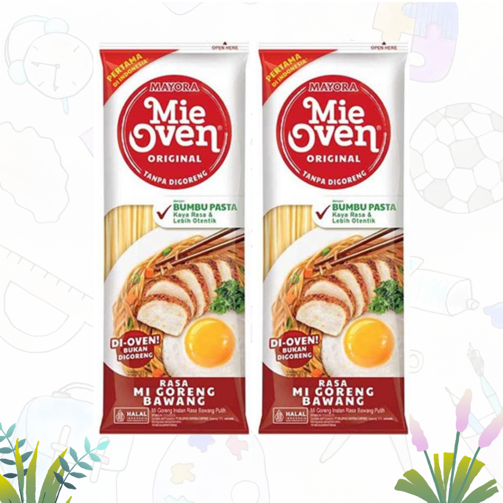 

Mie Oven Rasa Bawang I Mie Oven Goreng Bawang 75gr (PCS)