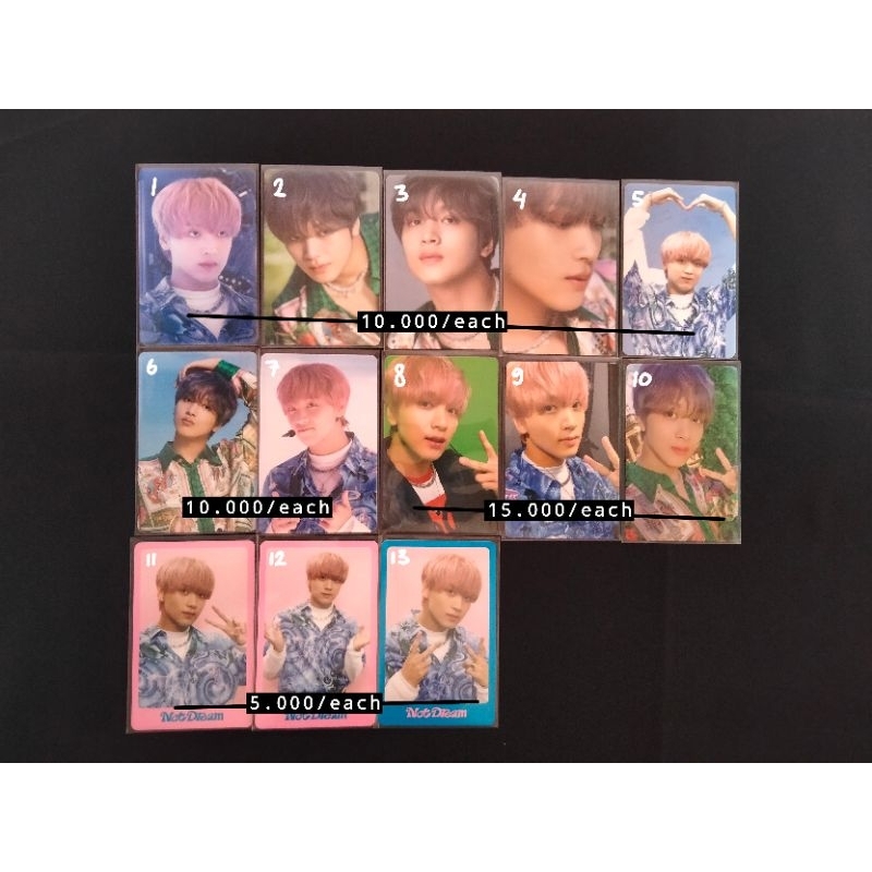 PHOTOCARD OFFICIAL HAECHAN MINI DICON