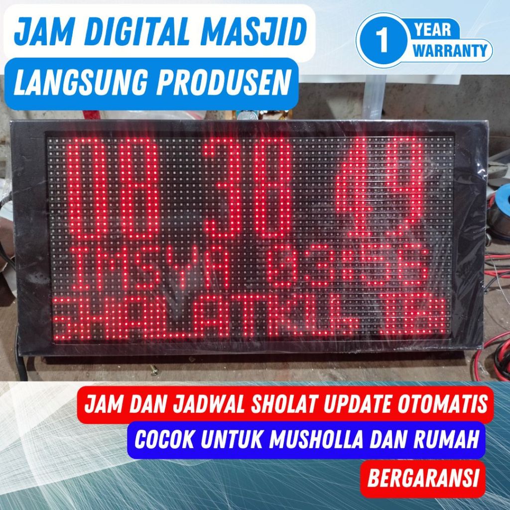 LANGSUNG PRODUSEN jam masjid digital waktu sholat | Jam Jadwal Sholat Otomatis