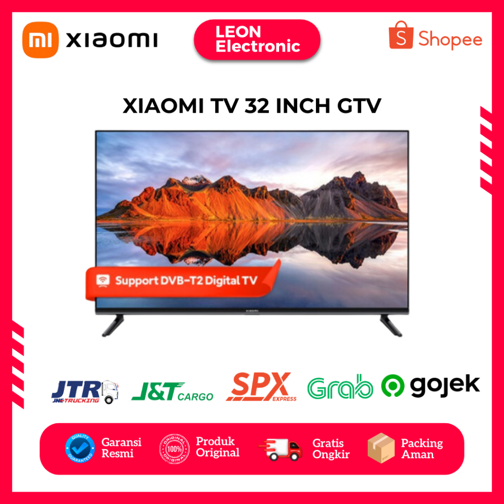 Xiaomi TV 32 Inch GTV Smart TV Digital Bezelles