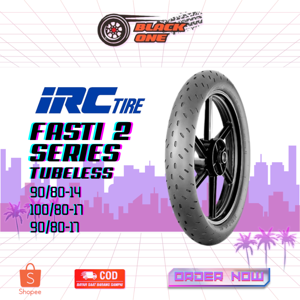 IRC FASTI 2 SERIES | BAN MOTOR BALAP TUBELESS