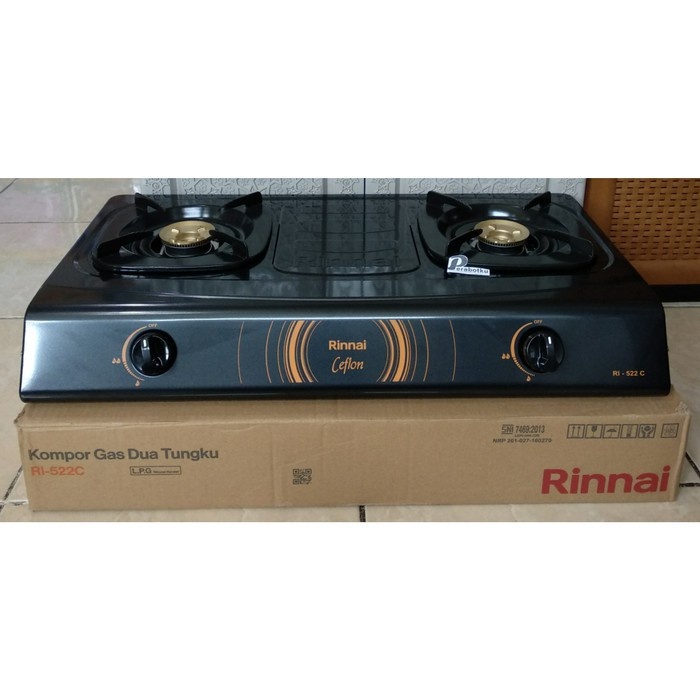 Rinnai Kompor Gas 2 Tungku RI 522C / 522C BATAM