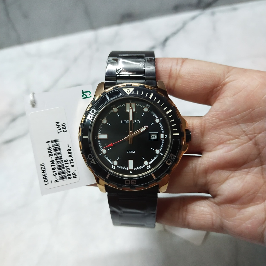Lorenzo R-6107 (Besi) Jam Tangan Original Pria