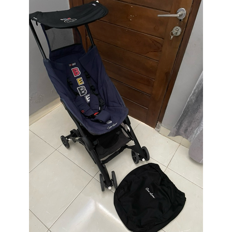 Preloved stroller cocolatte bebe apes pockit stroller bekas