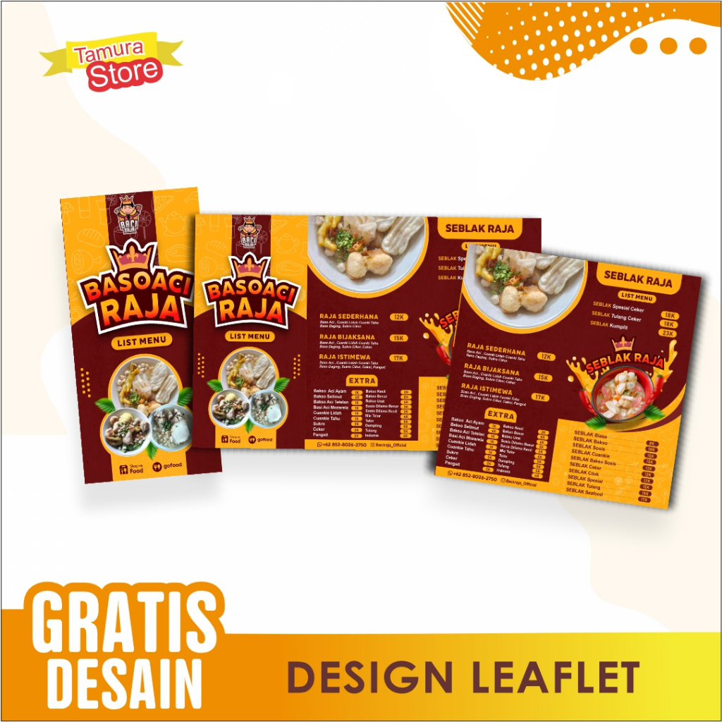 

(A4)/(A5) Cetak Brosur/Pamflet/Flyer/Leaflet Murah Fullcolor Premium