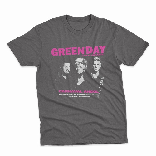 KAOS GREEN DAY - KAOS BAND GREEN DAY - GREEN DAY T SHIRT