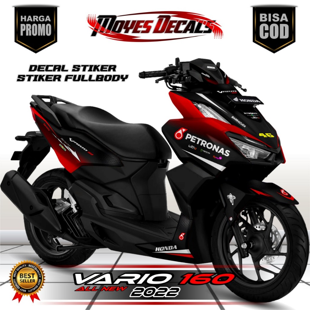 Decal Motor Vario 160 - Stiker Motor Vario 160 Fullbody Premium - Variasi Motor Honda Vario 160 2022