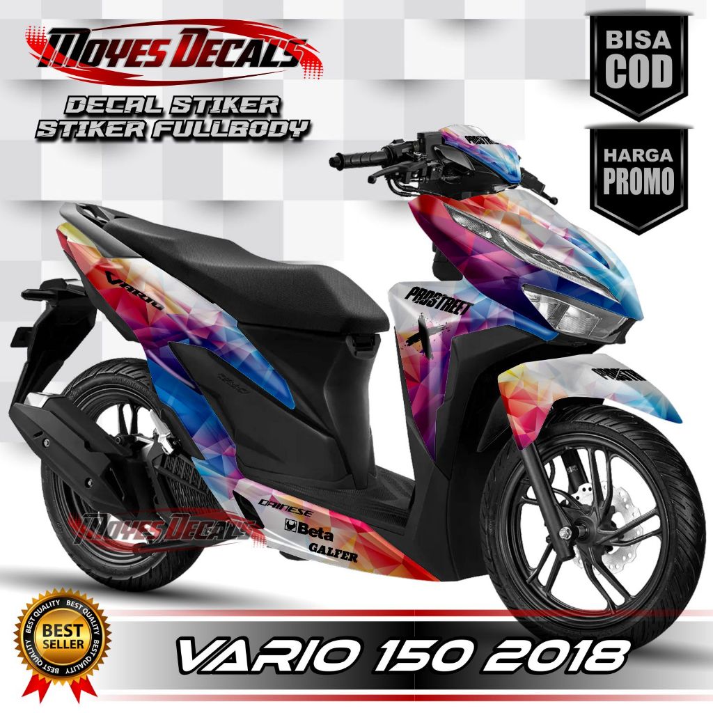 Decal Motor Vario 125/150 Keyles 2018-2019 - Stiker Motor Vario 125/150 Keyles 2018-2019 Fullbody Pr