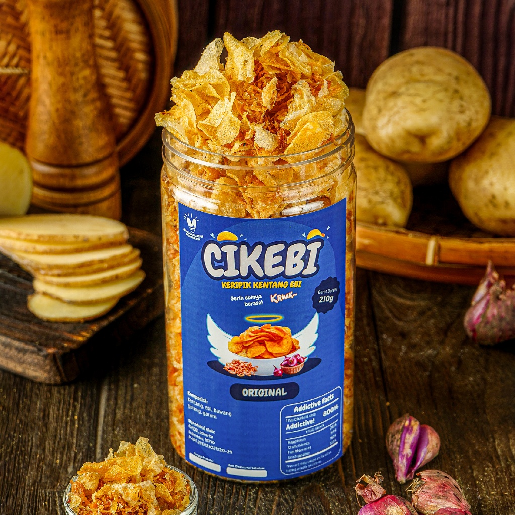 

Keripik Kentang Ebi Original 210 gr | CIKEBI