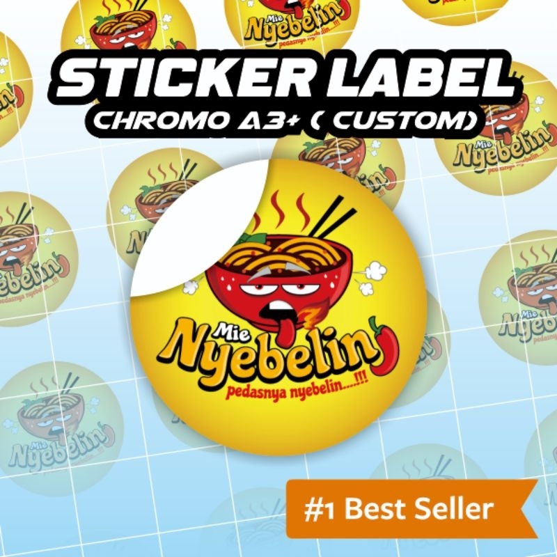 

Sticker Label Chromo A3+ (Custom) Label Kemasan, Makanan & Minuman