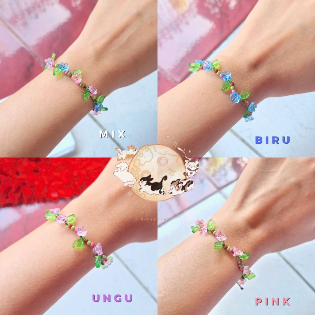 Spring Blossom❀/gelang tali giok/gelang tali giok fairy/gelang tali giok bunga