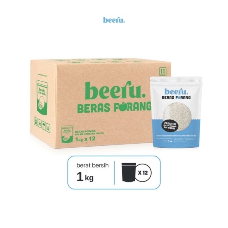 

Beeru | BERAS PORANG | 1 DUS (isi 12 POUCH @ 1KG)