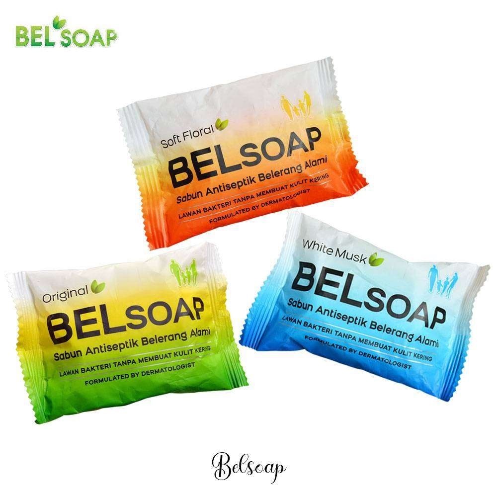Sabun Mandi Batang / Soap Bar Belsoap 65 Original, Floral, White Musk