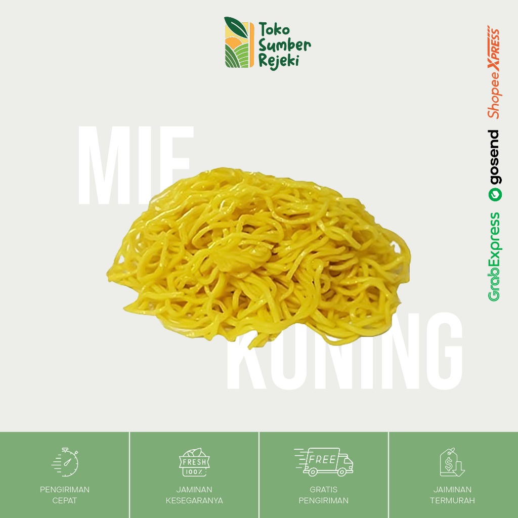 

Mie Kuning Basah - Toko Sumber Rejeki Yogyakarta
