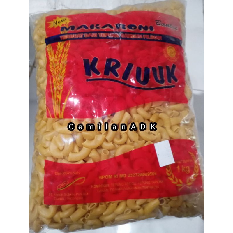 

makaroni mentah 1kg/makaroni kriuuk