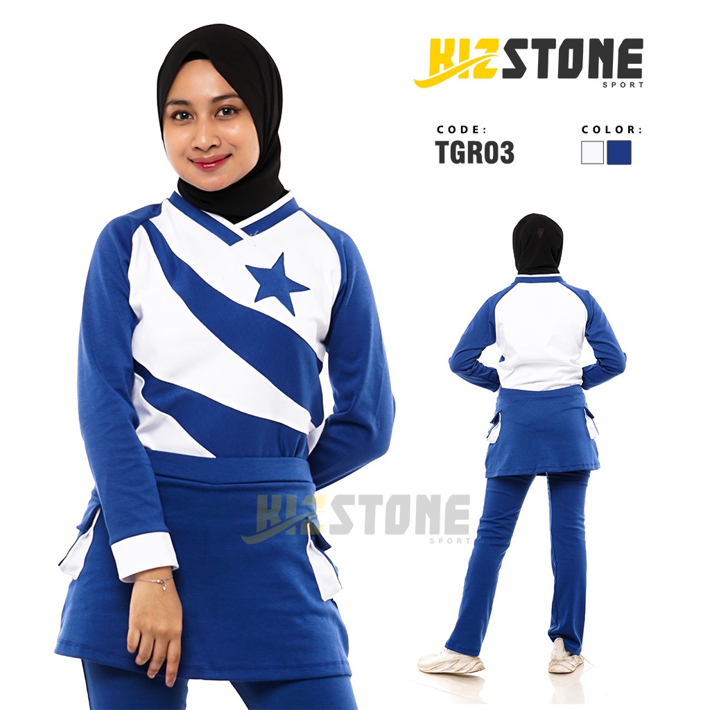 Stelan Baju Olahraga Wanita /Setelan Baju Senam Wanita / Setelan Baju Senam Muslimah