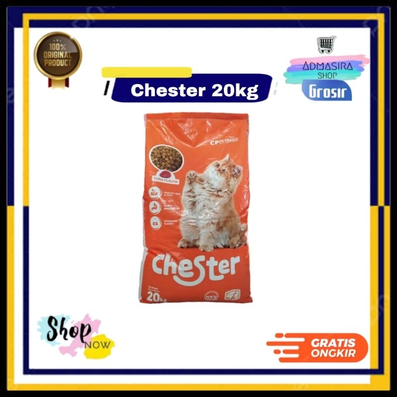CHESTER 20KG Pakan Kucing Dry Cat Food Chester 20 kg