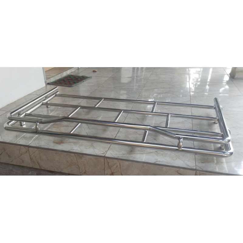 Rak kabin/roof rack GRANDMAX/L300 stainless steel 2 susun