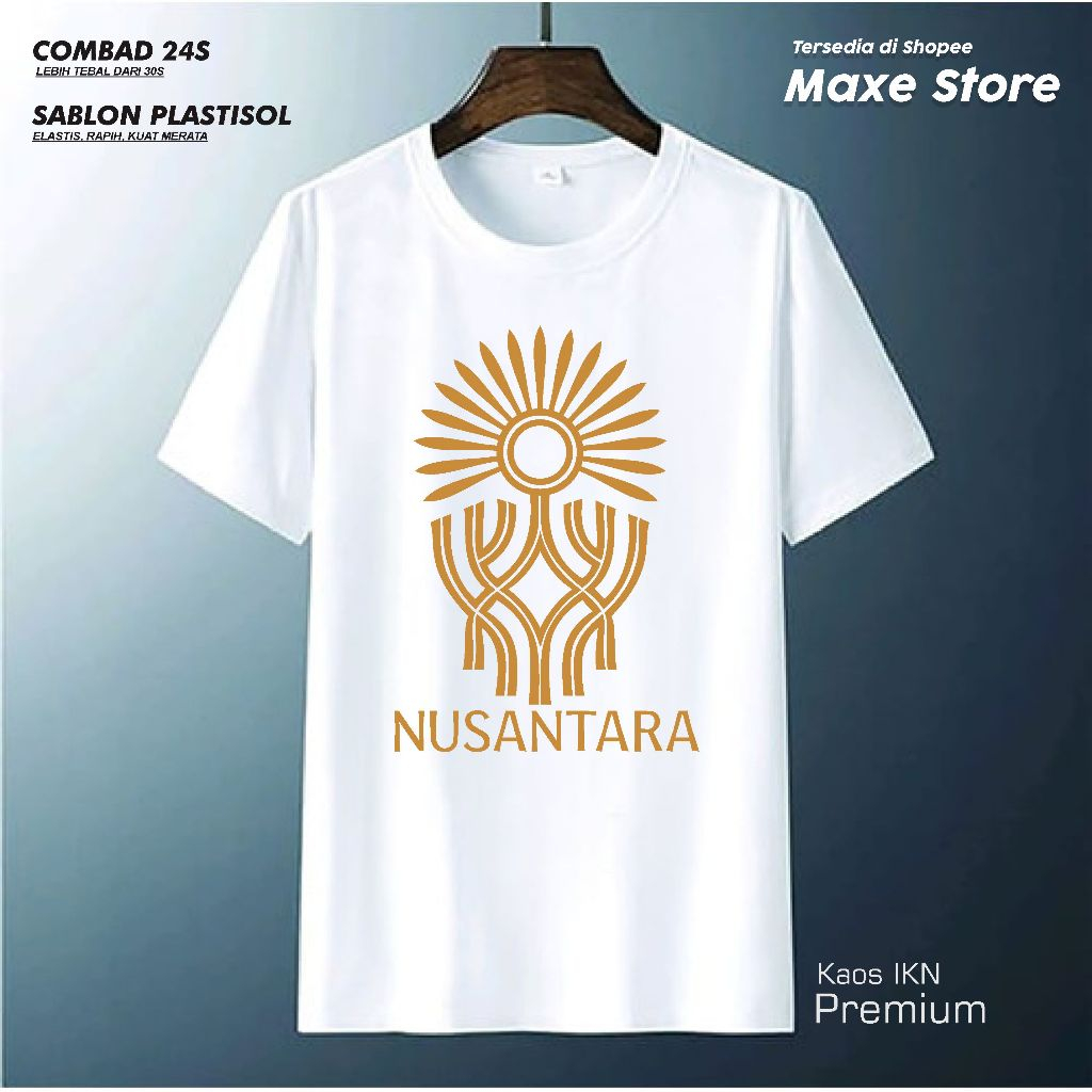 Kaos Ibu Kota Nusantara/ Kaos IKN/ Kaos IKN Nusantara