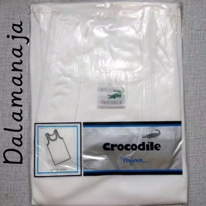 Crocodile Kaos dalam Pria KATUN 801V Singlet Crocodile SALUR Original