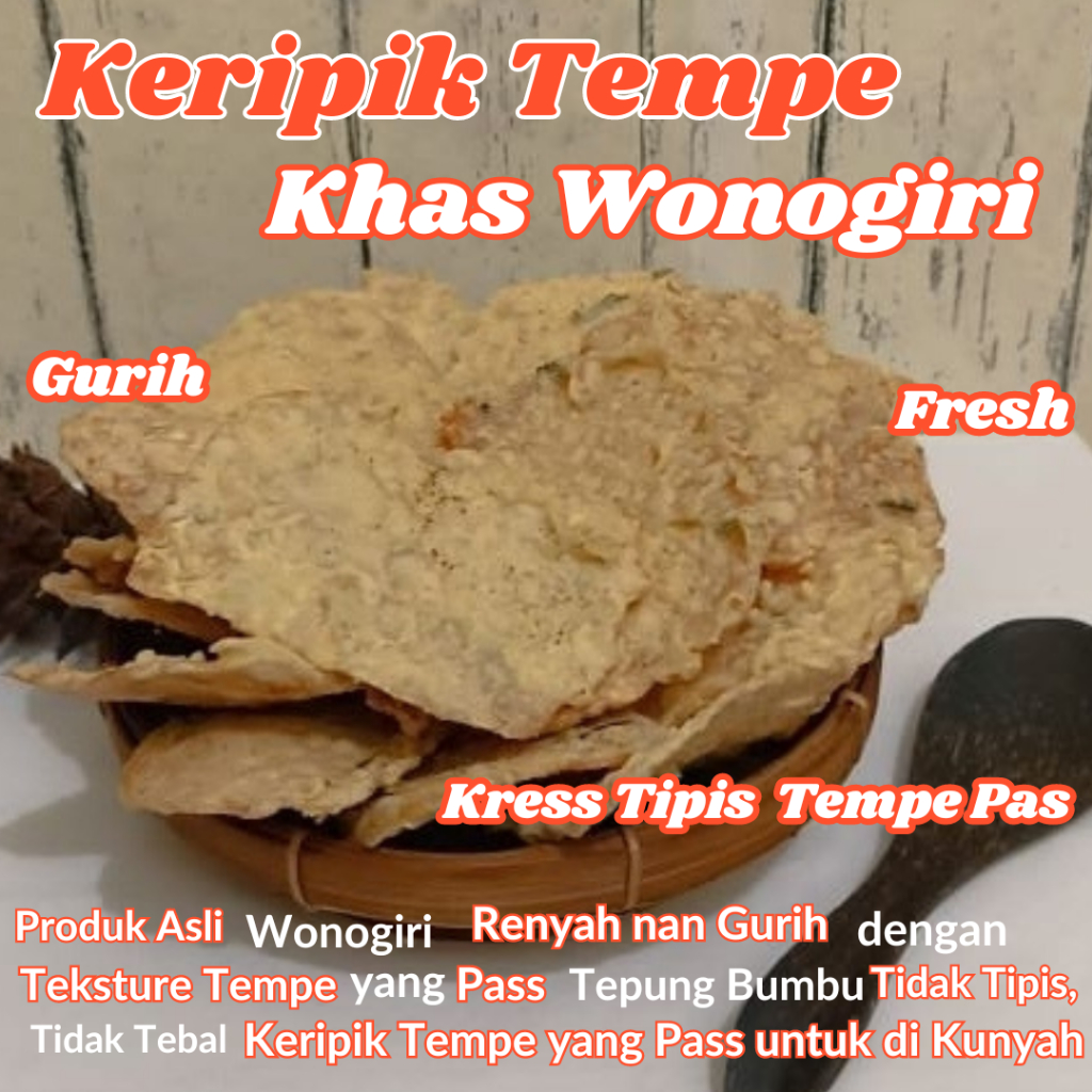 

keripik tempe khas wonogiri dan skitarnya