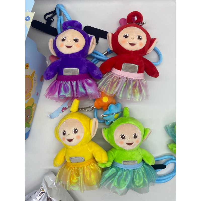 READY STOCK Teletubbies Plush Pendant (bisa digantung ke hp atau tas) ORIGINAL HADALABO X BLOOM RARE