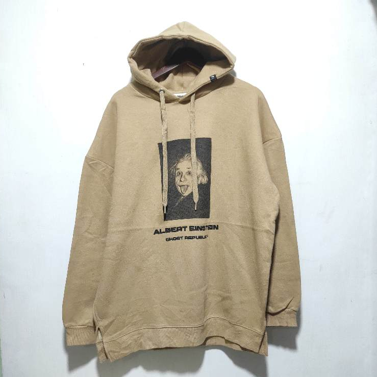Hoodie Albert Einstein Ghost Republic  Size : L - XL