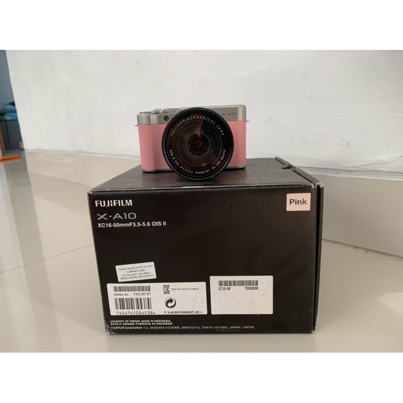 FUJIFILM XA-10 / X-A10 / XA 10 / FUJI XA10 KIT 16-50MM SECOND BEKAS MURAH