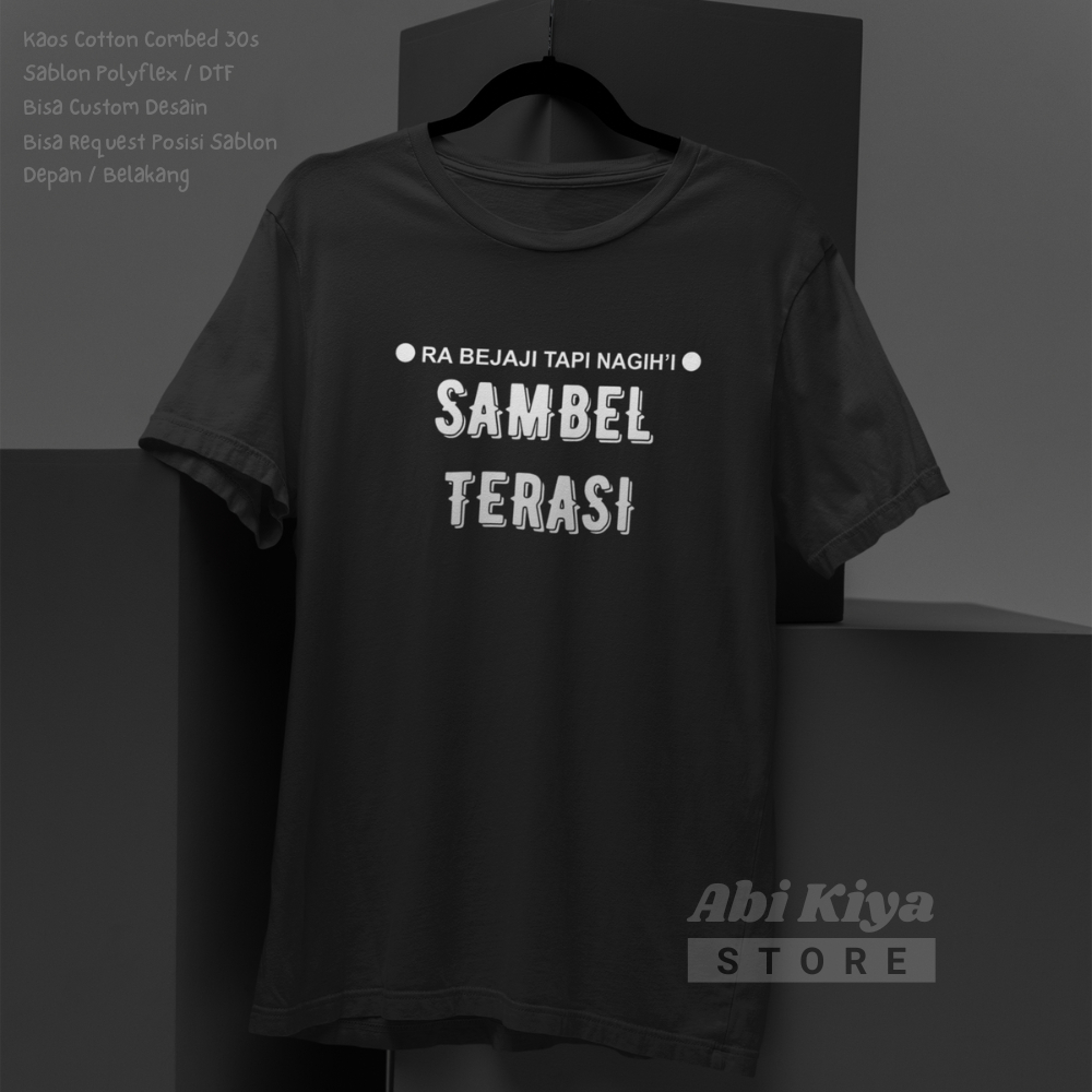 Baju Kaos Tshirt Distro Pria Wanita Cowok Cewek Kata Kata Murah Unik Keren Lucu Jawa Ekspresi Terasi